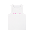 literally summering snow washed tank
