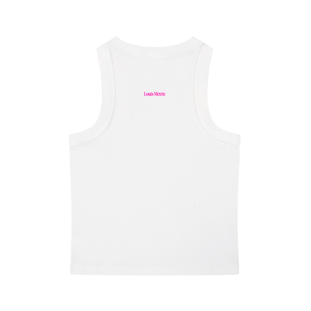 literally summering snow washed tank