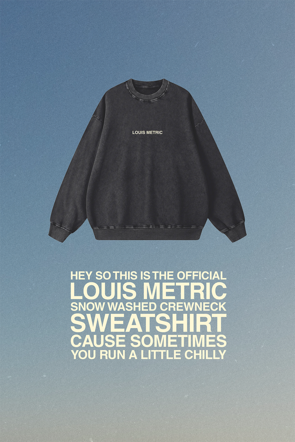 Louis Metric Oversized Sweatshirt