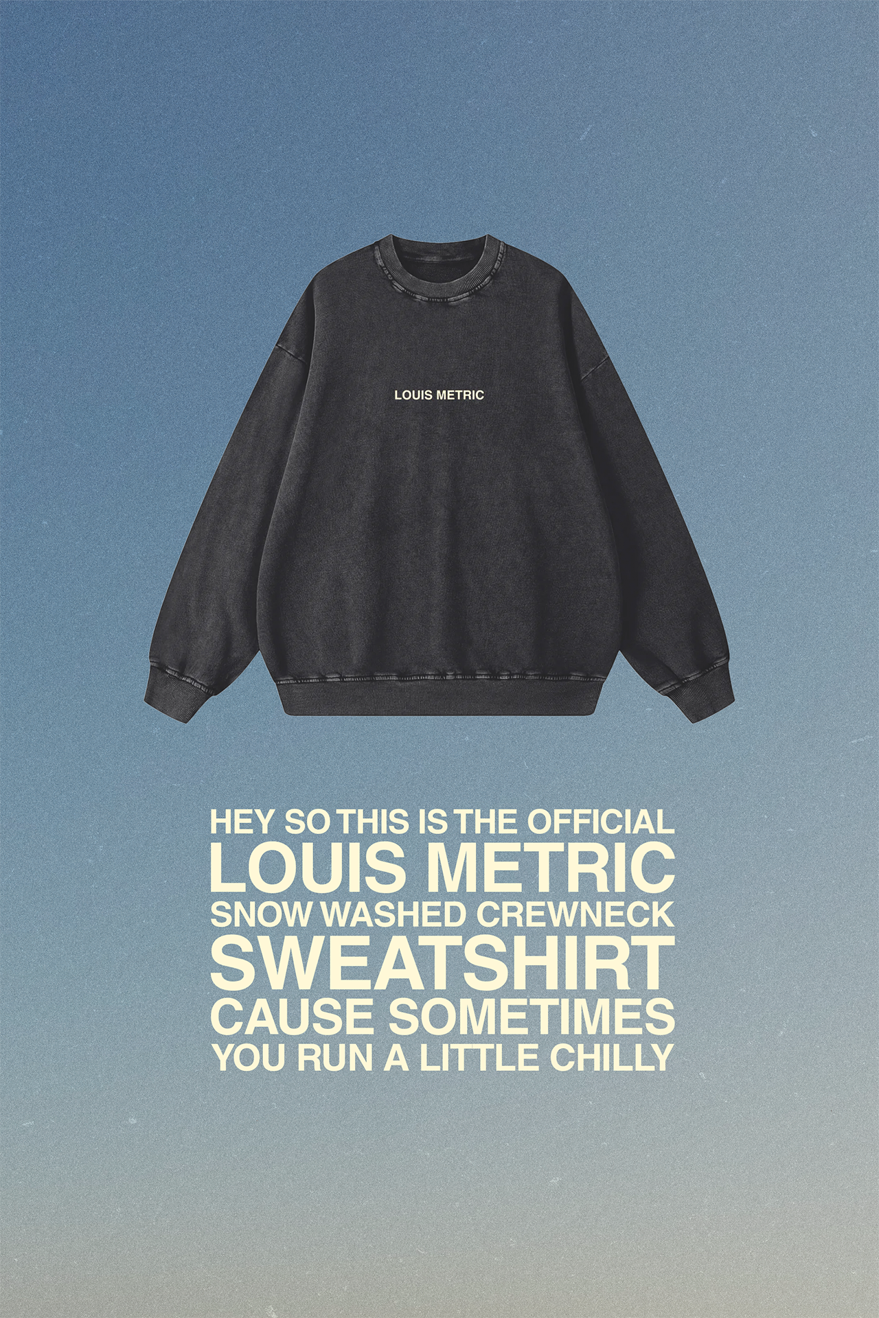 Louis Metric Oversized Sweatshirt