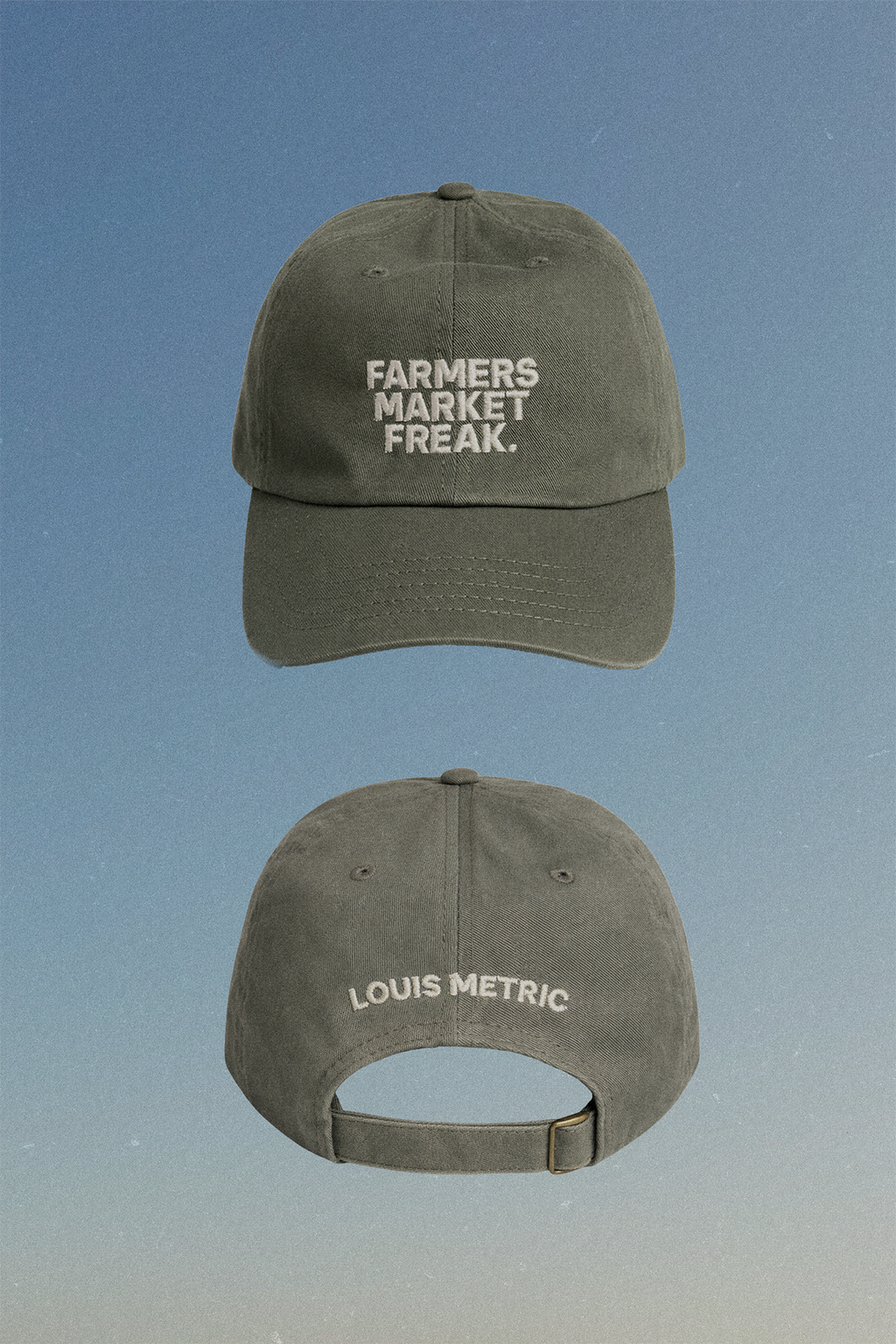 Louis Metric - Farmers Market Freak Embroidered Dad Hat