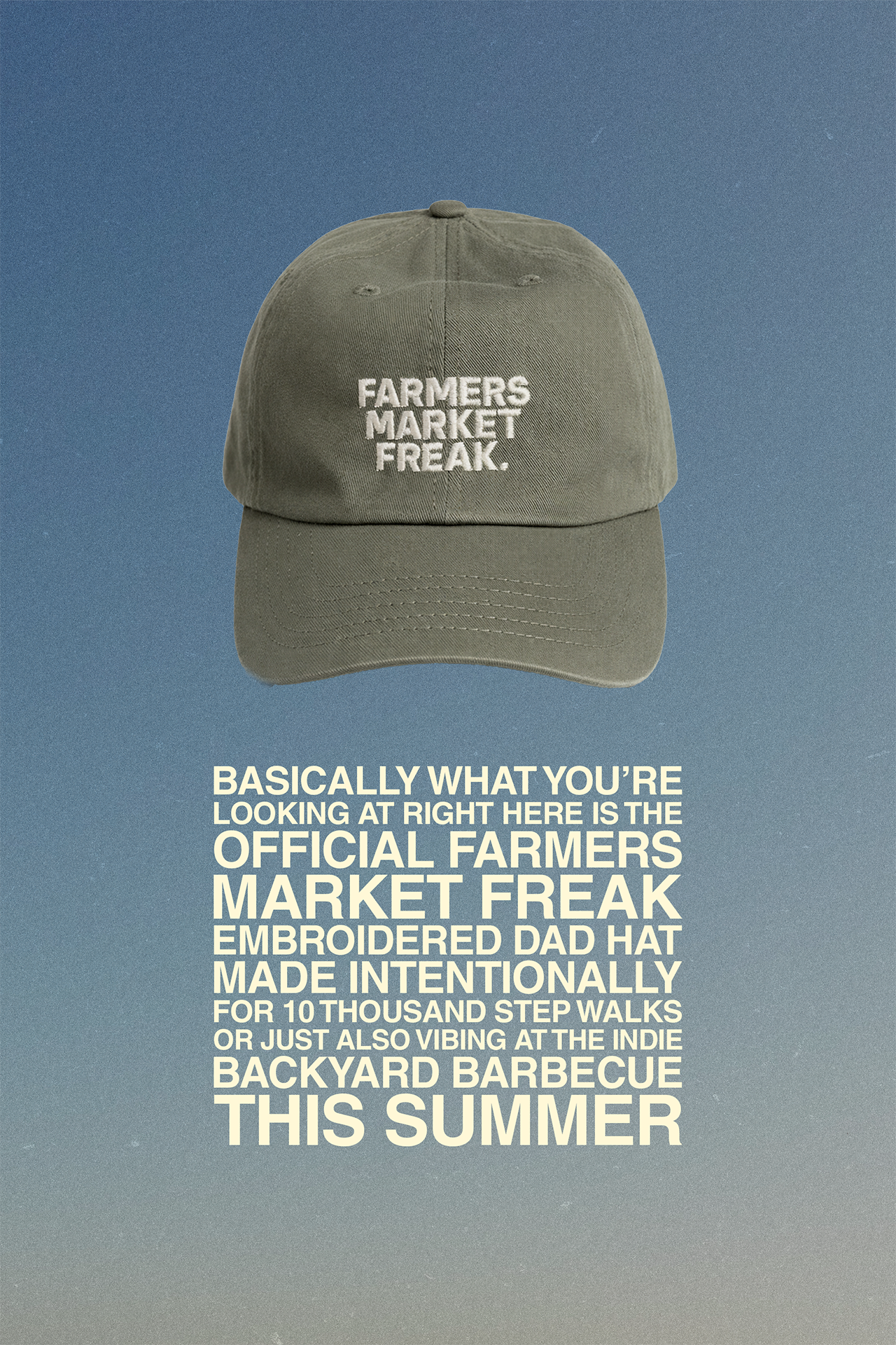 Louis Metric - Farmers Market Freak Embroidered Dad Hat