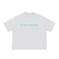 literally summering boxy tee