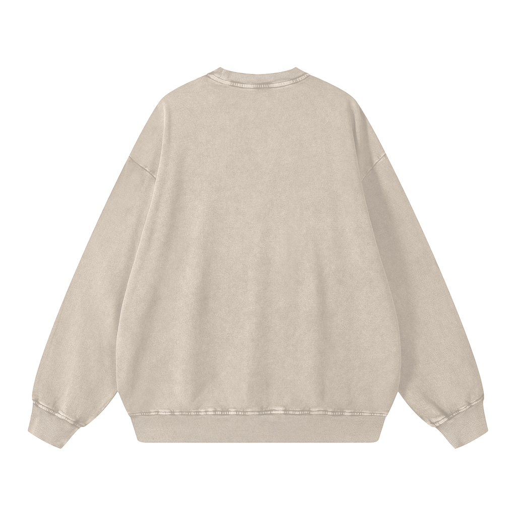 Louis Metric Oversized Sweatshirt (Apricot)